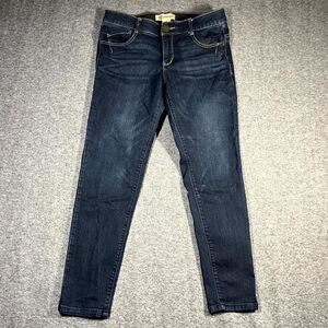 Democracy Ab Solution Stretch Jeans Women's Size 8 Skinny Leg Dark Wash Denim